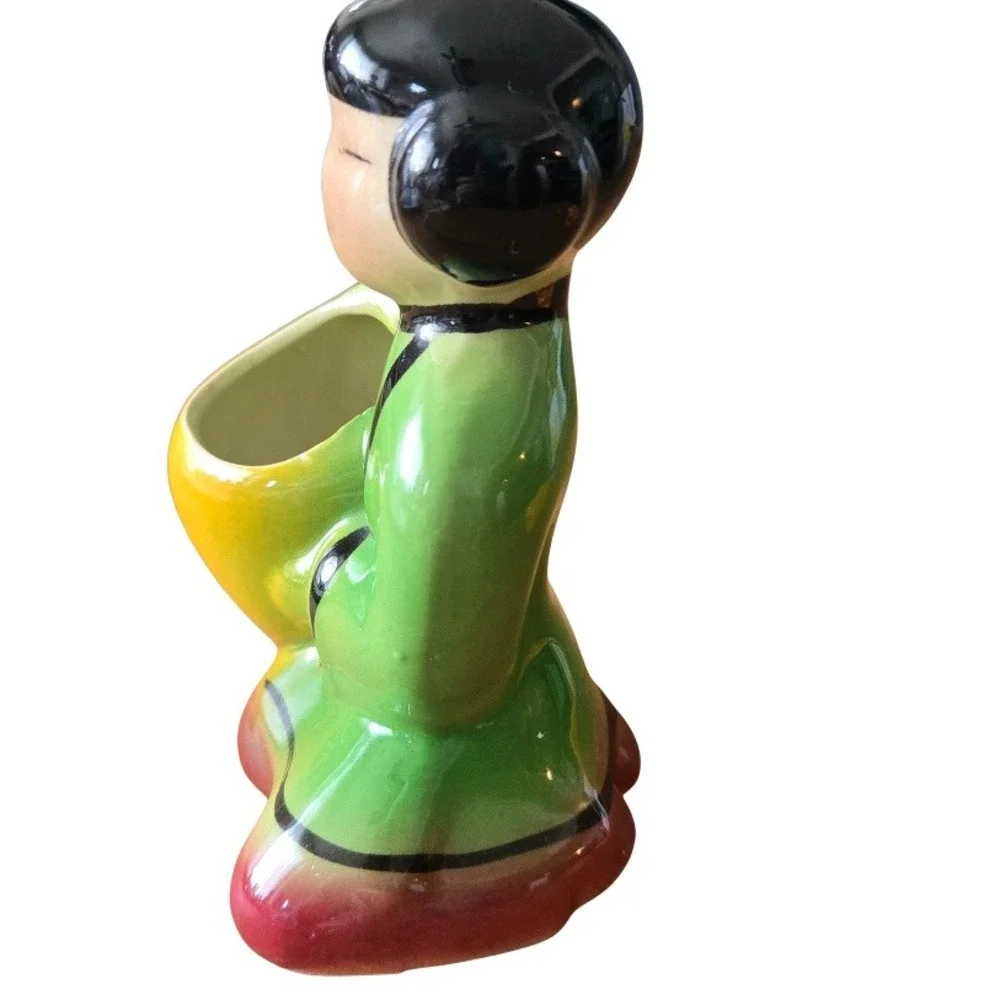 Mid Century Modern Vintage Shawnee‎ USA Small Succulent Planter Asian Eclectic